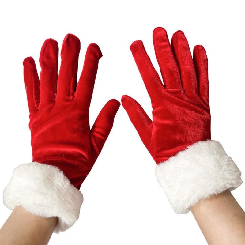 Winter Warm Stretchy Mittens Adult Christmas Cosplay Santa Full Finger Gloves Knit Gloves for Cold Weather Cycling
Winter Warm Stretchy Mittens Adult Christmas Cosplay Santa Full Finger Gloves Knit Gloves for Cold Weather Cycling