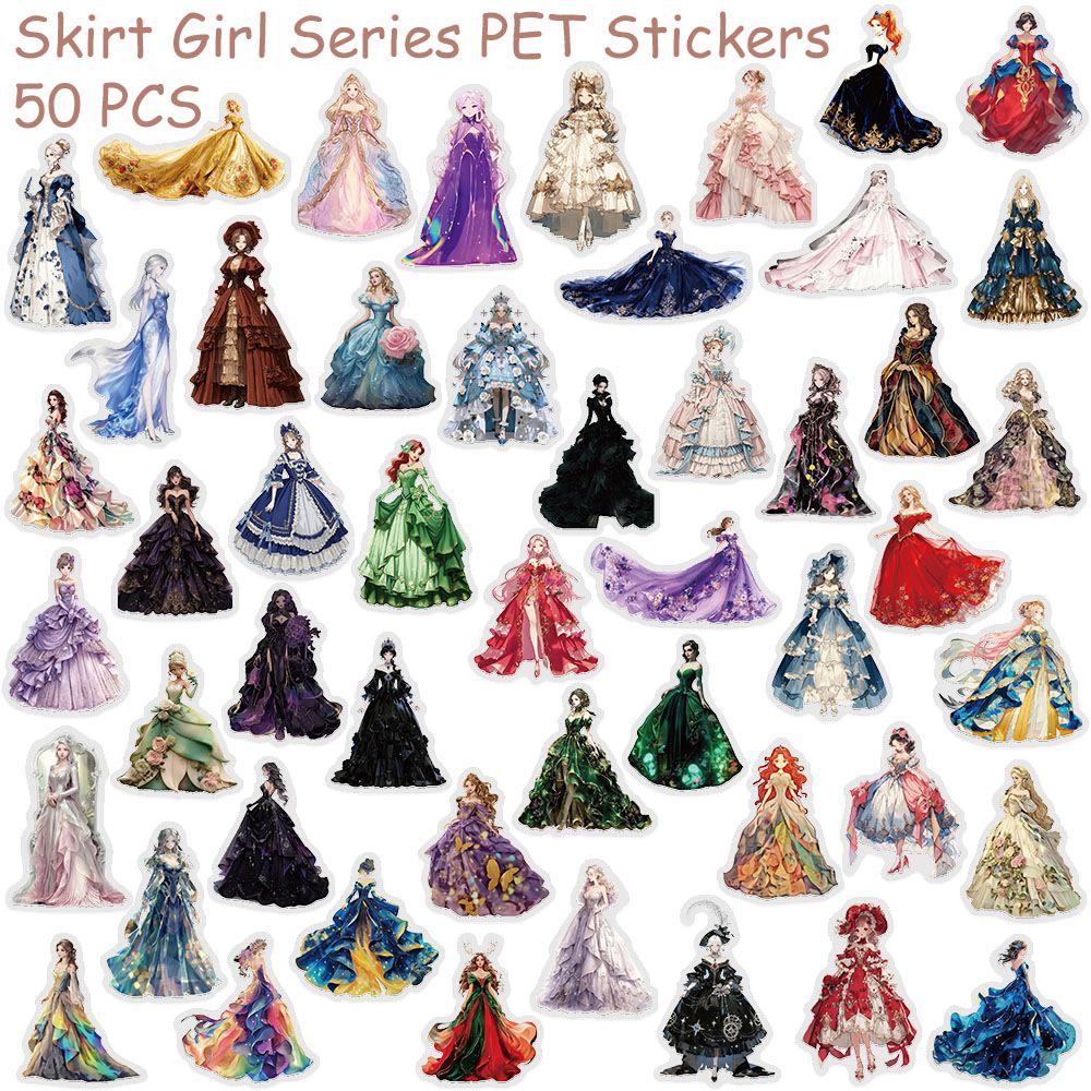 50 Shimmering Girl Skirt PET Stickers for Laptop, Book, Phone Case, and DIY Decor SLP223
50 Shimmering Girl Skirt PET Stickers for Laptop, Book, Phone Case, and DIY Decor SLP223