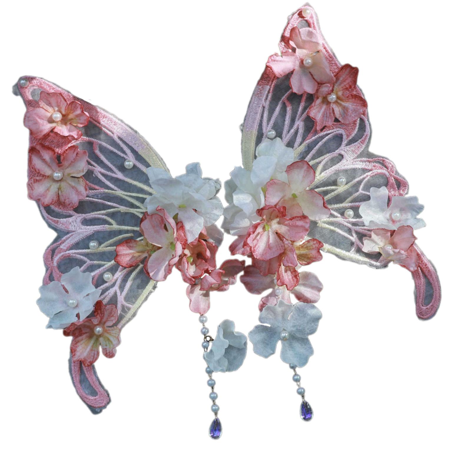 Набор заколок для волос с шелковыми цветами-бабочками в китайском стиле, аксессуар для волос, боковая заколка, удобный головной убор для особого случая розовый
Набор заколок для волос с шелковыми цветами-бабочками в китайском стиле, аксессуар для волос, боковая заколка, удобный головной убор для особого случая розовый