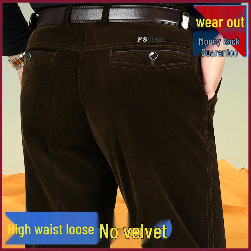Men s High Waist Corduroy Pants – Autumn/Winter Casual Straight-Leg Trousers for Middle-Aged Men 38 (3ft Waist)
Men s High Waist Corduroy Pants – Autumn/Winter Casual Straight-Leg Trousers for Middle-Aged Men 38 (3ft Waist)
