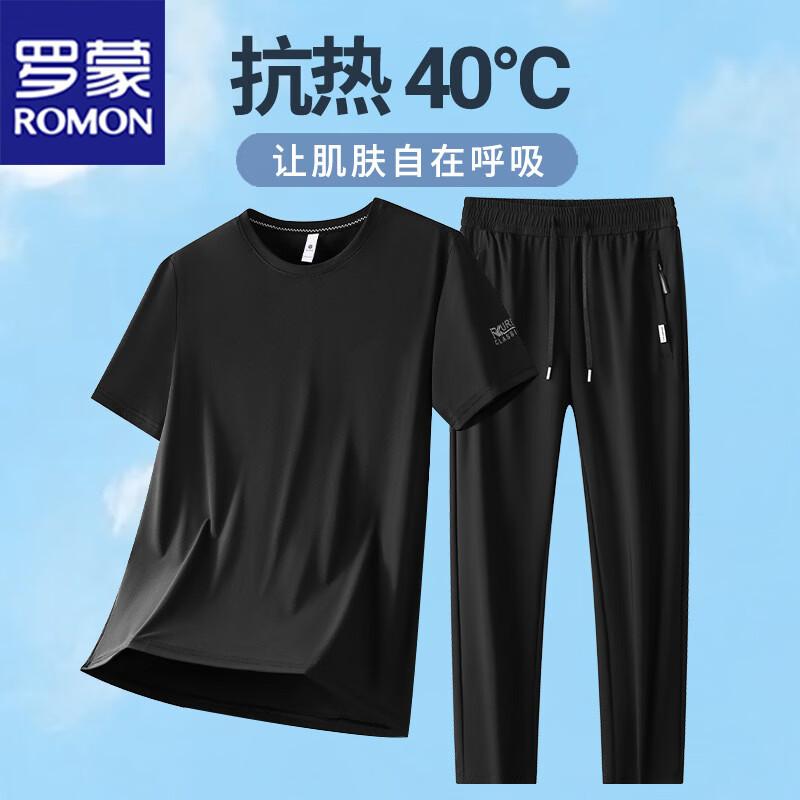 ROMON Men s Summer T-Shirt & Pants Casual Sportswear Set 4XL
ROMON Men s Summer T-Shirt & Pants Casual Sportswear Set 4XL
