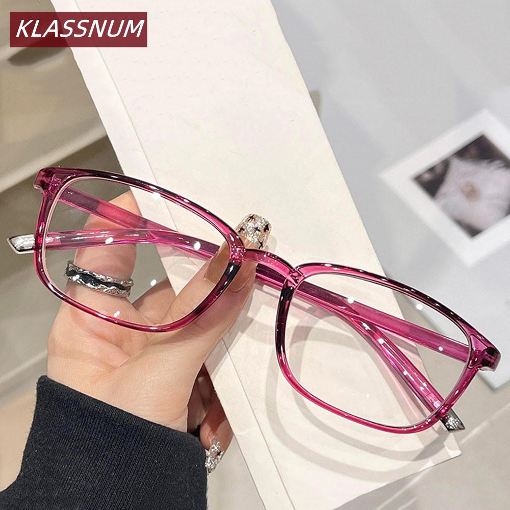 KLASSNUM Trendy Anti-Blue Reading Glasses For Women Men Retro Simple HD Myopia Eyeglasses Flat Mirror Computer Eyewear 0-+4.0 0 розы красного
KLASSNUM Trendy Anti-Blue Reading Glasses For Women Men Retro Simple HD Myopia Eyeglasses Flat Mirror Computer Eyewear 0-+4.0 0 розы красного
