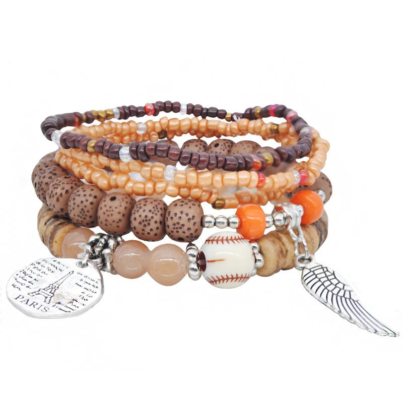 Khaki 3 in 1 Multi-layer Combination Hand String beach Stretchable Bracelet Summer Decoration
Khaki 3 in 1 Multi-layer Combination Hand String beach Stretchable Bracelet Summer Decoration
