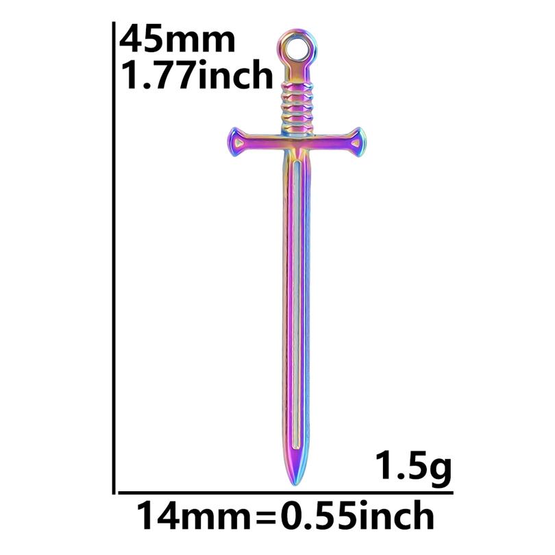 5pc Fashion Love Evil Eyes Colorful Stainless Steel Pendant Handmade Pendants Necklace Materials DIY Sword Accessories Findings
5pc Fashion Love Evil Eyes Colorful Stainless Steel Pendant Handmade Pendants Necklace Materials DIY Sword Accessories Findings