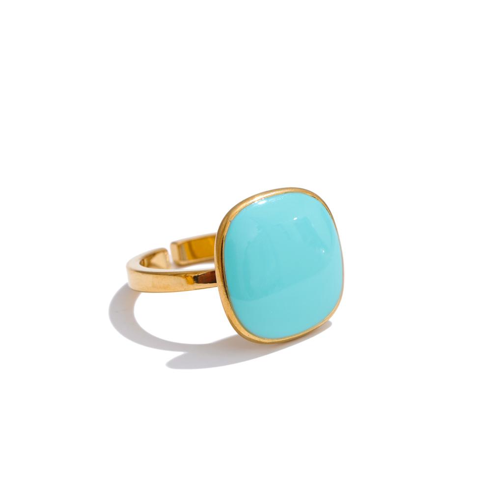 Yhpup Arrivals Candy Sweet Square Adjustable Ring Golden PVD Plated Stainless Steel Summer Popular Charm Jewelry Gift
Yhpup Arrivals Candy Sweet Square Adjustable Ring Golden PVD Plated Stainless Steel Summer Popular Charm Jewelry Gift