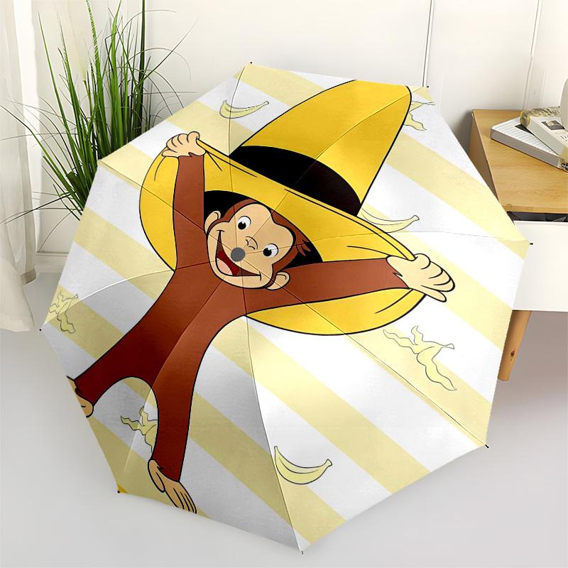 Curious George, sombrero Automatic Opening and Closing, 8 rib Structure Portable Umbrella, Suitable for Men and Women in All Seasons Perfec
Curious George, sombrero Automatic Opening and Closing, 8 rib Structure Portable Umbrella, Suitable for Men and Women in All Seasons Perfec