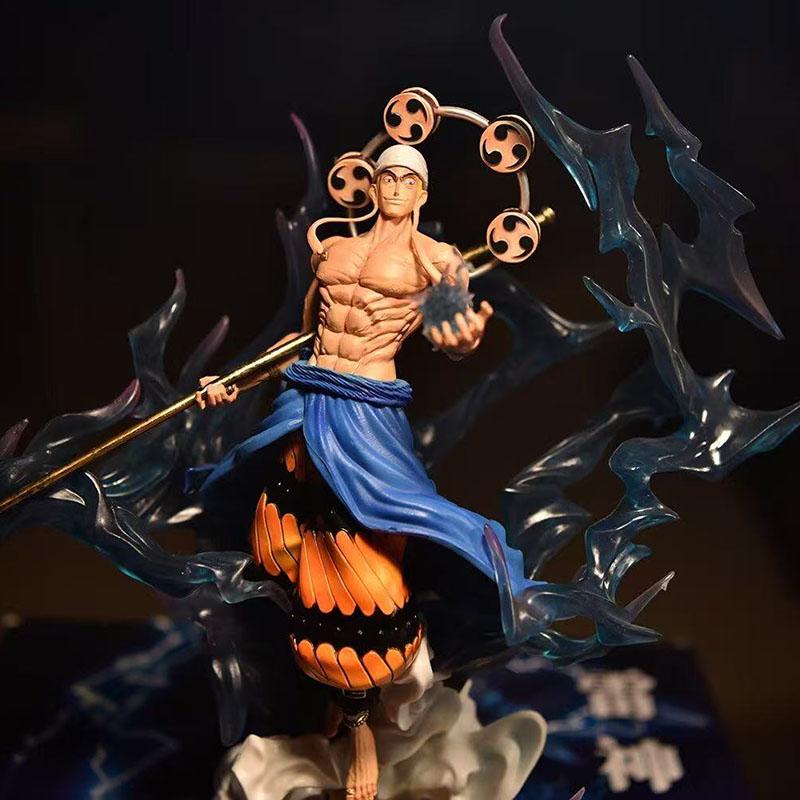 New One Piece Enel Thunder God 38cm Light Up Double Head Sculpt Anime Action Figure Statue Desktop Decoration Toy For Anime Fans 38cm
New One Piece Enel Thunder God 38cm Light Up Double Head Sculpt Anime Action Figure Statue Desktop Decoration Toy For Anime Fans 38cm