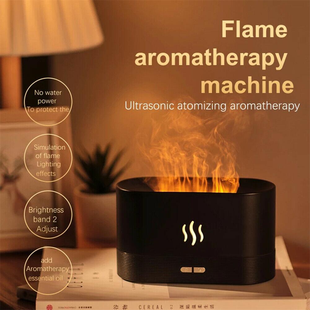 Usb Flame Night Light Air Humidifier Aromatherapy Essential Oil Diffuser Cool Mist Maker Led Lamp Black (180ml)#0
Usb Flame Night Light Air Humidifier Aromatherapy Essential Oil Diffuser Cool Mist Maker Led Lamp Black (180ml)#0
