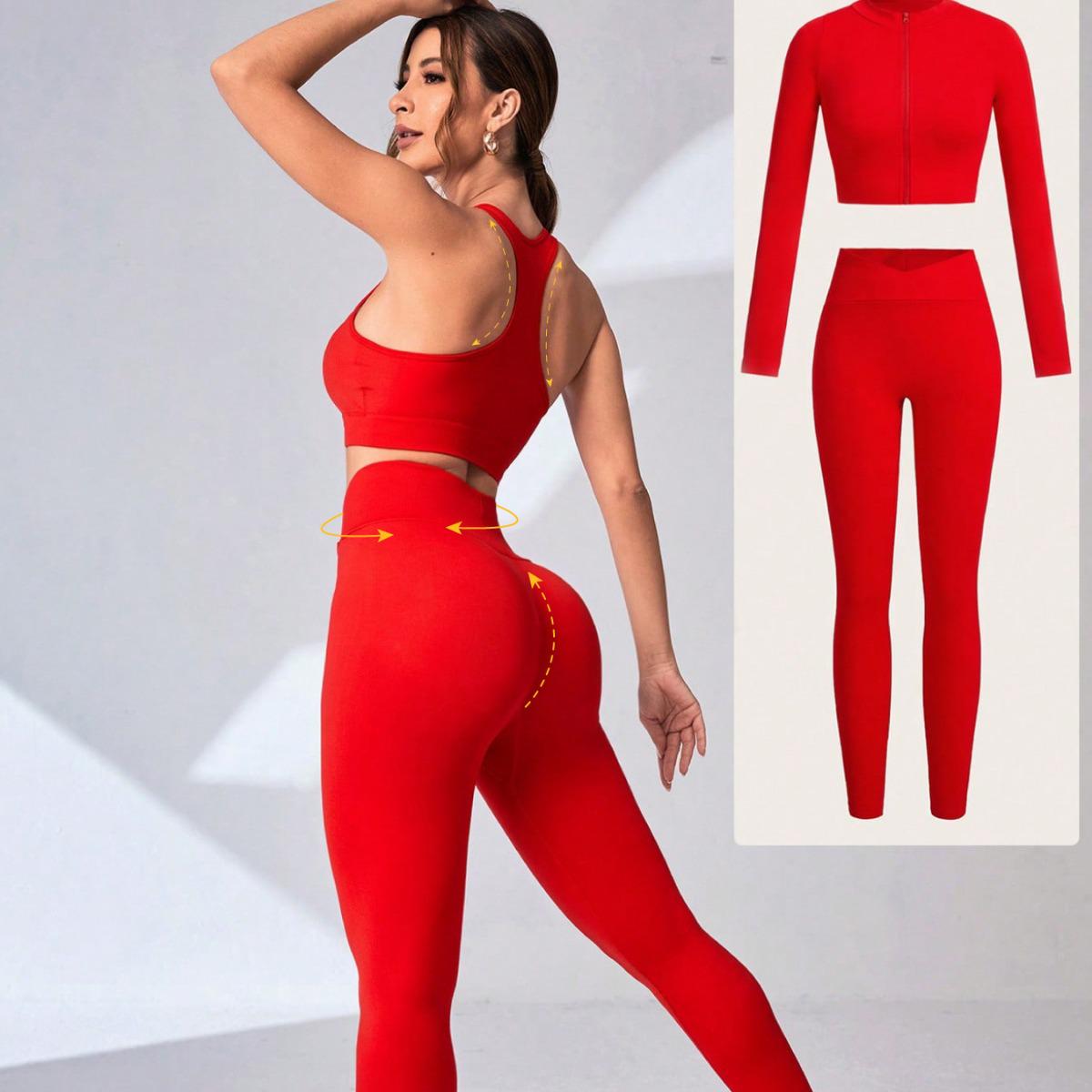 Women s Summer Yoga Suit: High-End 3-Piece Set with Vest, Long Sleeve, and Pants Large
Women s Summer Yoga Suit: High-End 3-Piece Set with Vest, Long Sleeve, and Pants Large
