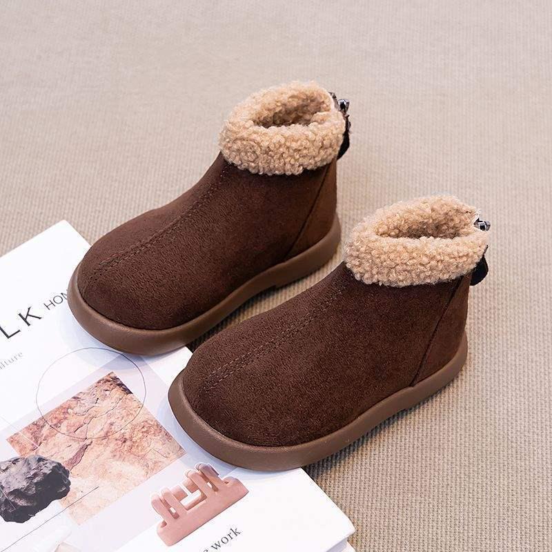2025 Kids Fleece-Lined Snow Boots: Fashionable, All-Season, Low Heel, Lightweight, Warm, Short Martin Style Size 37 - 22cm
2025 Kids Fleece-Lined Snow Boots: Fashionable, All-Season, Low Heel, Lightweight, Warm, Short Martin Style Size 37 - 22cm