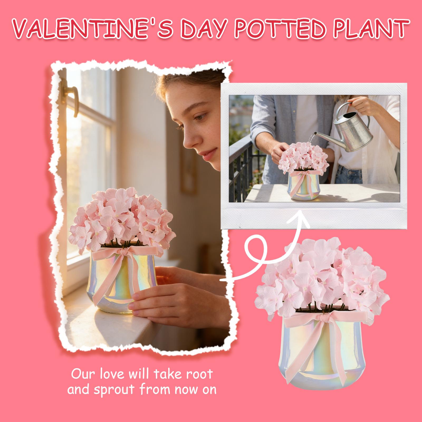Festive Hydrangea Potted Plant, A Gift For Friends And Holiday Decoration One Size рожевий
Festive Hydrangea Potted Plant, A Gift For Friends And Holiday Decoration One Size рожевий
