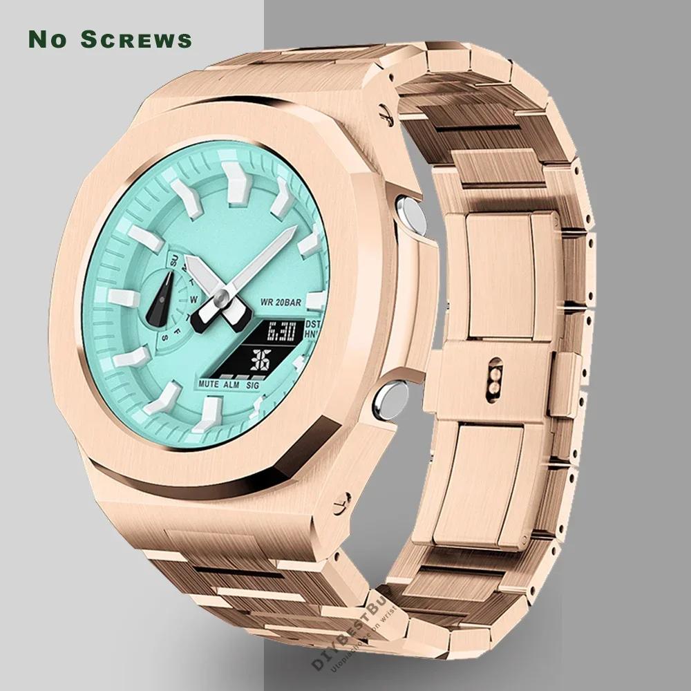Розкішний Комплект для Модифікації Casioak GA2100 Nautilus Металевий Безель Мод Комплект Корпус з Нержавіючої Сталі Металевий Ремінець для GA 2110 Аксесуари
Розкішний Комплект для Модифікації Casioak GA2100 Nautilus Металевий Безель Мод Комплект Корпус з Нержавіючої Сталі Металевий Ремінець для GA 2110 Аксесуари