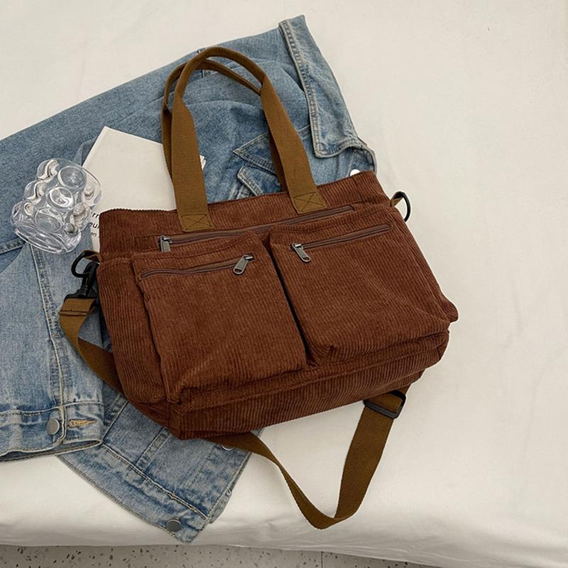 Female Large Capacity Corduroy Tote Bag New Korean Style Fashion Women Shoulder Crossbody Bag Worker Commuter Tote Handlebag ARI 36x14x28cm
Female Large Capacity Corduroy Tote Bag New Korean Style Fashion Women Shoulder Crossbody Bag Worker Commuter Tote Handlebag ARI 36x14x28cm