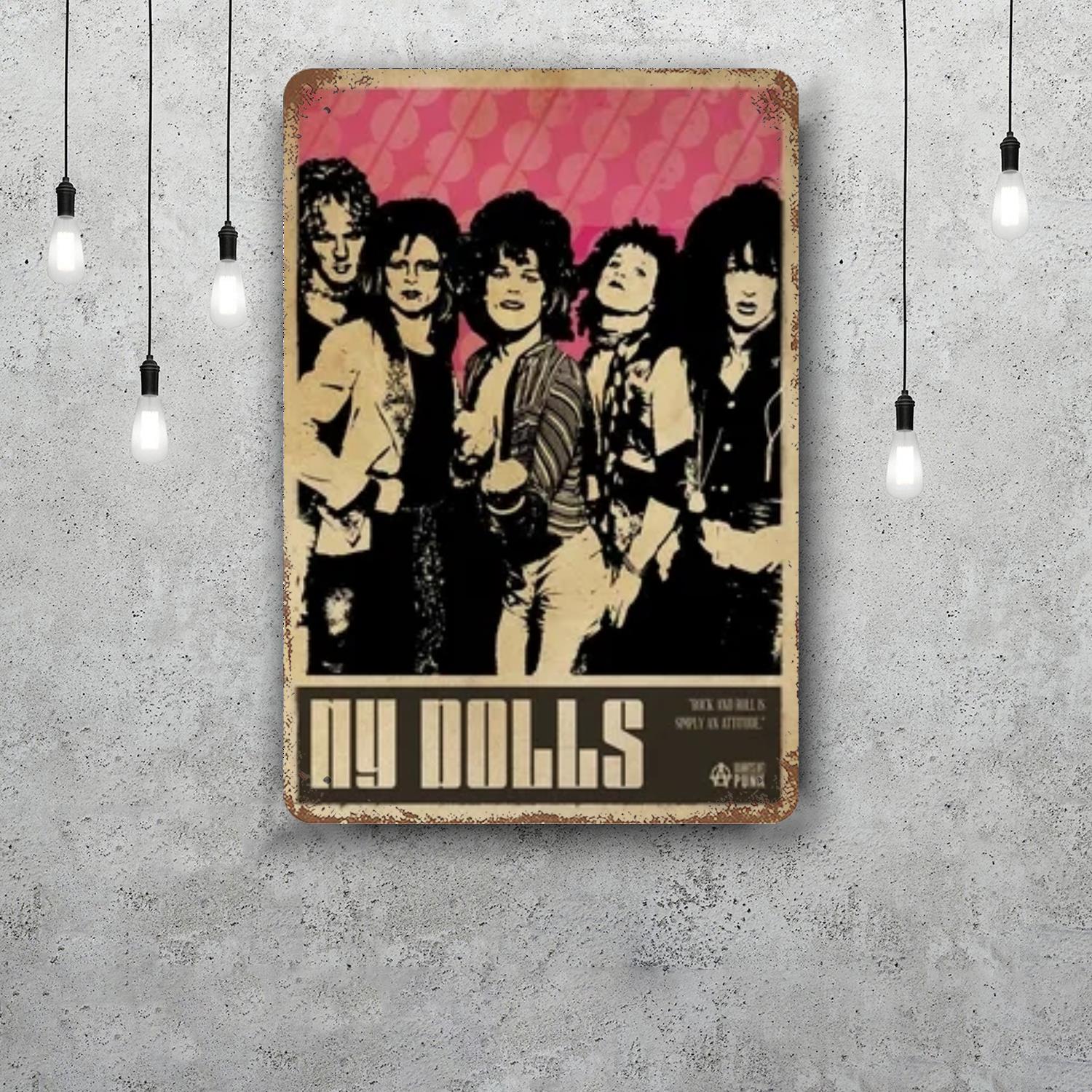 New York Dolls Metal Signs wall decor Vintage Tin Signs Captain Metal Poster Decor for Bar Pub Club Wall Decoration 20x30cm(7.8x11.8inch)
New York Dolls Metal Signs wall decor Vintage Tin Signs Captain Metal Poster Decor for Bar Pub Club Wall Decoration 20x30cm(7.8x11.8inch)