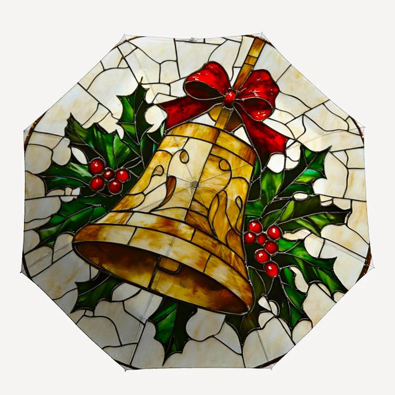 1pc Christmas Bell Automatic Folding Umbrella - 8-Rib Compact Travel Umbrella Durable & Portable for Outdoor Use, Perfect Gift for Birthdays168
1pc Christmas Bell Automatic Folding Umbrella - 8-Rib Compact Travel Umbrella Durable & Portable for Outdoor Use, Perfect Gift for Birthdays168