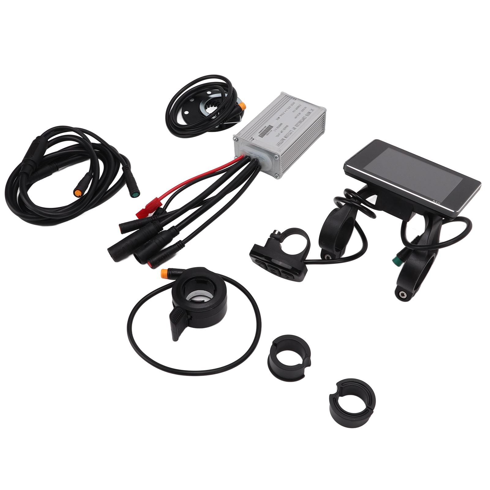 Electric Bike Motor Controller 15A Common Speed Controller 36V 48V with M6 LCD Panel 1 to 2 Cable Fully Waterproof Kit
Electric Bike Motor Controller 15A Common Speed Controller 36V 48V with M6 LCD Panel 1 to 2 Cable Fully Waterproof Kit