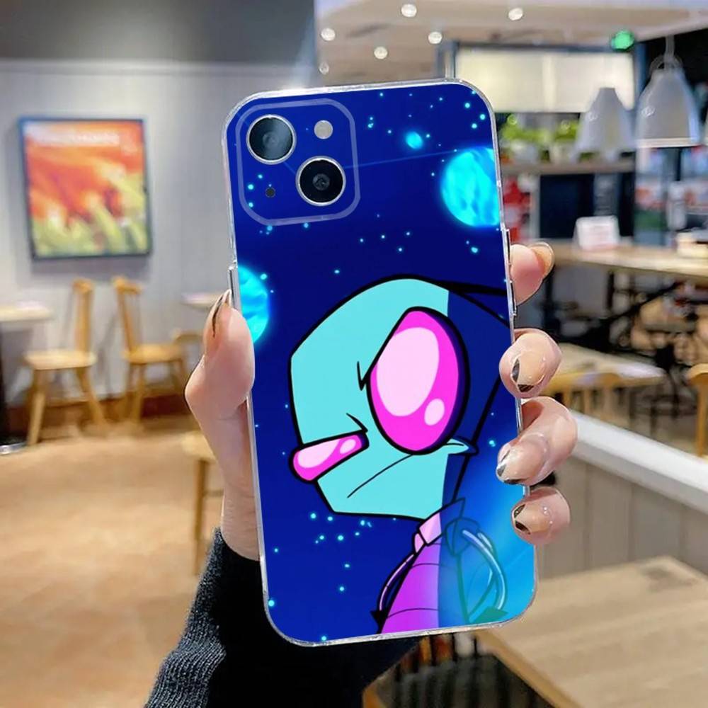 I-Invader Z-Zim Phone Case For iPhone 16,15,14,13,12,11 Pro,Max,Plus,X,XS,XR,SE,Mini Transparent Silicone Soft iPhone14
I-Invader Z-Zim Phone Case For iPhone 16,15,14,13,12,11 Pro,Max,Plus,X,XS,XR,SE,Mini Transparent Silicone Soft iPhone14