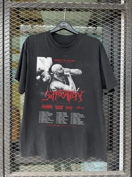 SUFFOCATION EMBRACE THE SUFFERING EU UK TOUR 2025 T Shirt Full Size S5XLKK354 Unisex T-Shirt XL
SUFFOCATION EMBRACE THE SUFFERING EU UK TOUR 2025 T Shirt Full Size S5XLKK354 Unisex T-Shirt XL