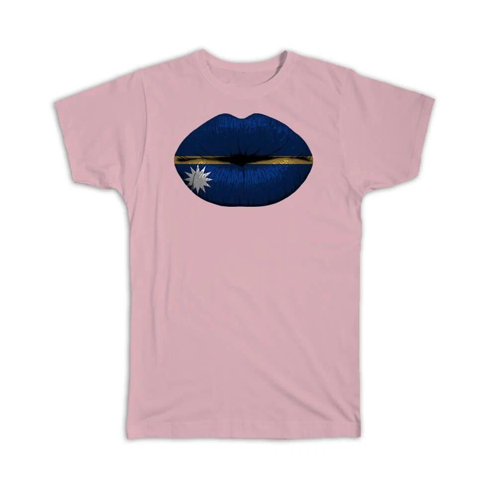 Gift T-Shirt : Lips Nauruan Flag Nauru Expat Country For Her Women Sexy Feminine 2XL
Gift T-Shirt : Lips Nauruan Flag Nauru Expat Country For Her Women Sexy Feminine 2XL