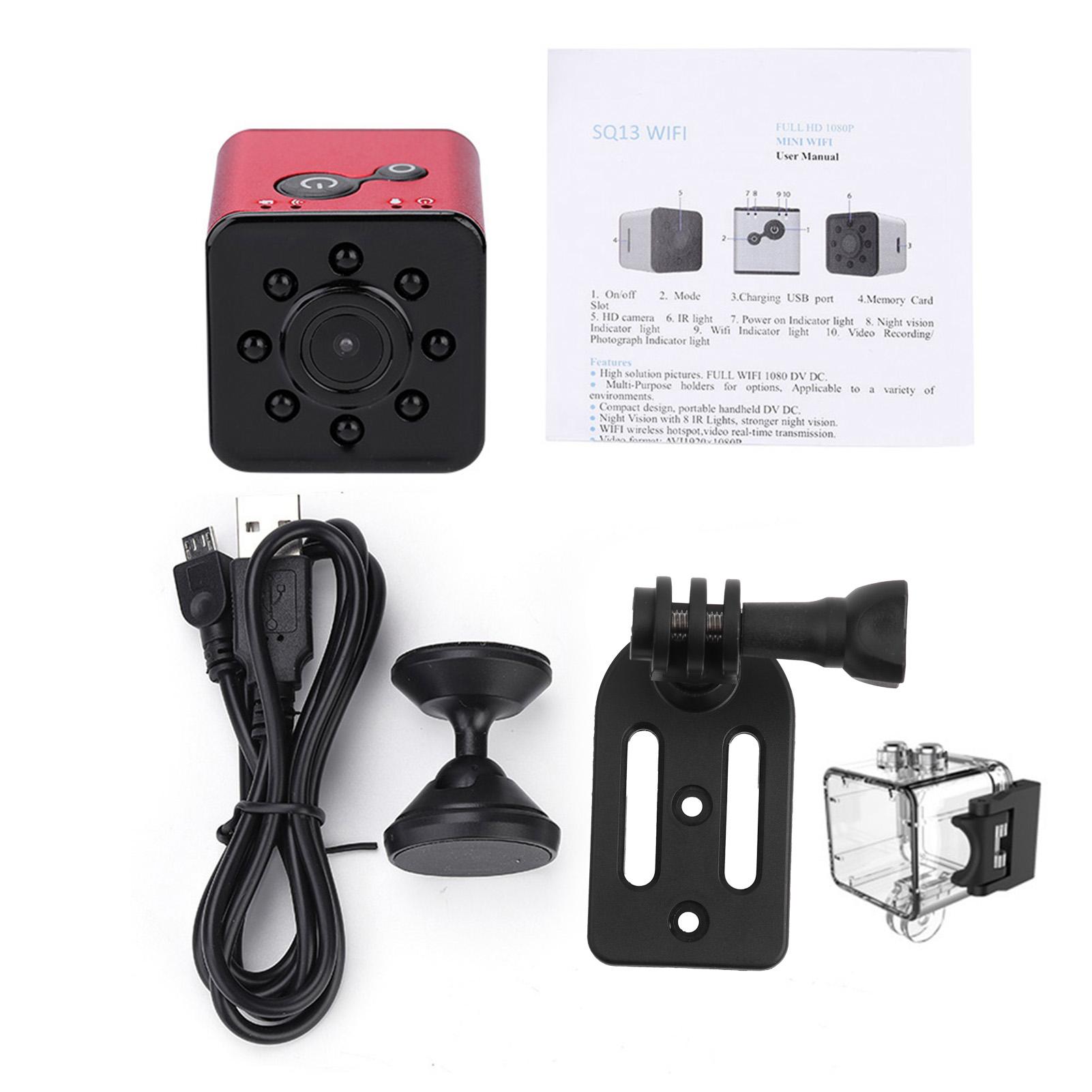 Portable Mini 1080P HD Infrared WiFi Action Camera Sports Camcorder Kit with Mounts Red червоний
Portable Mini 1080P HD Infrared WiFi Action Camera Sports Camcorder Kit with Mounts Red червоний