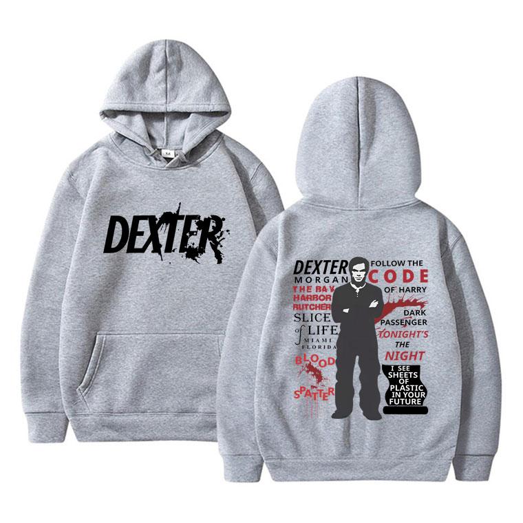 TV Play Dexter Morgan Hoodie Men Women Vintage Popular Pullover Hoodies Male Fashion Casual Cotton Cotton Hooded Sportswear 3XL
TV Play Dexter Morgan Hoodie Men Women Vintage Popular Pullover Hoodies Male Fashion Casual Cotton Cotton Hooded Sportswear 3XL