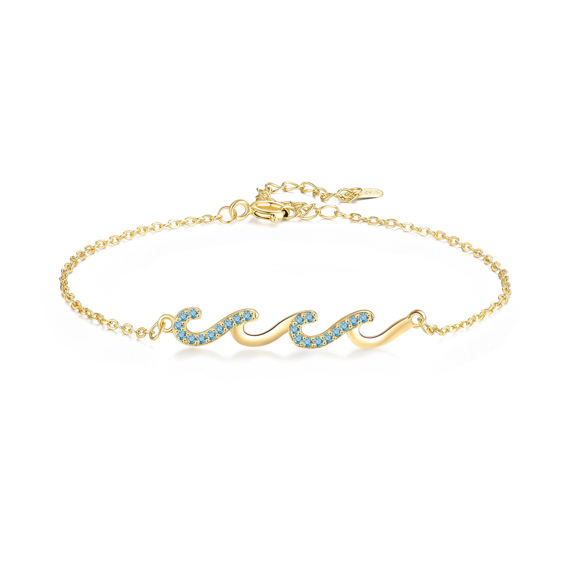 Luxury Women s Diamond-Studded Wave Bracelet: European & American Fashion, Versatile Style золотий
Luxury Women s Diamond-Studded Wave Bracelet: European & American Fashion, Versatile Style золотий