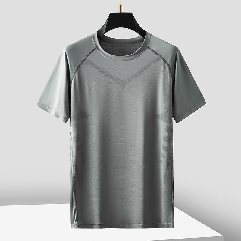 Мужская летняя спортивная футболка из ледяного шелка с быстрой сушкой - Дышащая, Свободный крой, Короткий рукав XL темно-серого
Мужская летняя спортивная футболка из ледяного шелка с быстрой сушкой - Дышащая, Свободный крой, Короткий рукав XL темно-серого