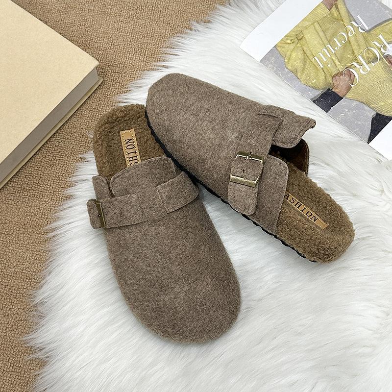 Women s Baotou lightweight and comfortable a footstirrup heightening winter warm cold padded non-slip wear-resistant leisure cotton slippers 40
Women s Baotou lightweight and comfortable a footstirrup heightening winter warm cold padded non-slip wear-resistant leisure cotton slippers 40
