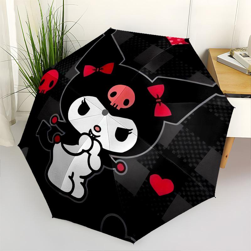 1pc Gothic Kuromi with Hearts Umbrella with Plastic Handle,Suitable for All Seasons Home Travel Outdoor UmbrellaSanlio041
1pc Gothic Kuromi with Hearts Umbrella with Plastic Handle,Suitable for All Seasons Home Travel Outdoor UmbrellaSanlio041