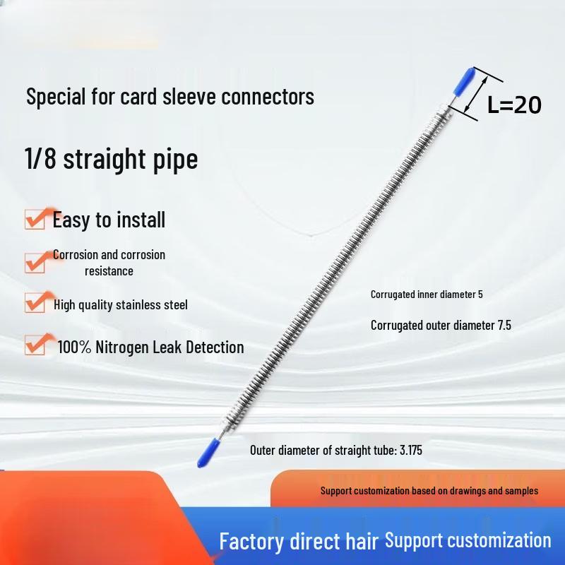 Rongyu Stainless Steel Corrugated Gas Flexible Hose
Rongyu Stainless Steel Corrugated Gas Flexible Hose