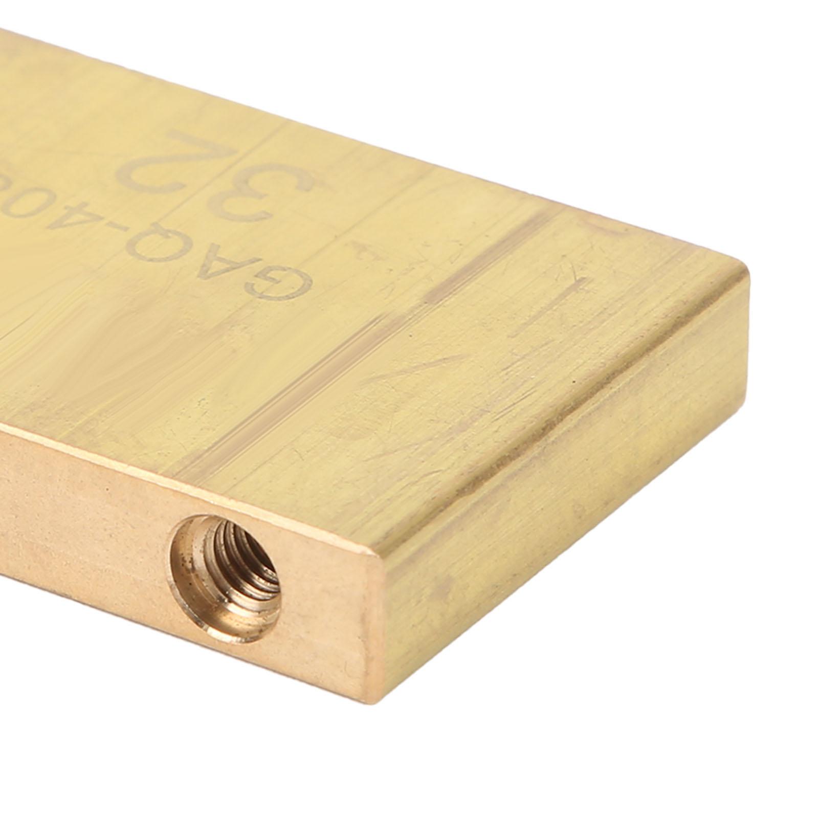 Brass Block Guitar Base Portable AntiCorrosion Tremolo System Bridge Instrument Accessories(32MM )
Brass Block Guitar Base Portable AntiCorrosion Tremolo System Bridge Instrument Accessories(32MM )