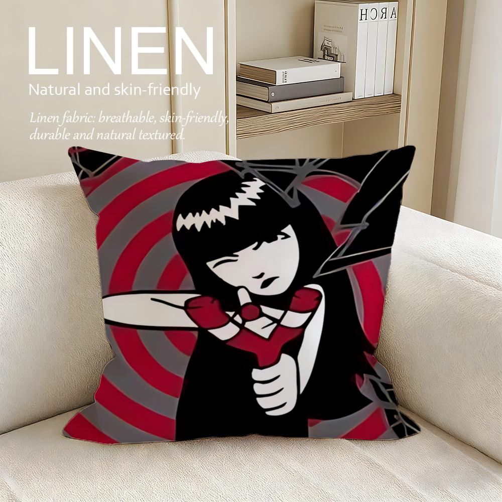 Cute Emily the Strange Cushion Cover Pillowcase Set Pcs x x Breathable Washable Sofa Cushion Cover 30X30cm
Cute Emily the Strange Cushion Cover Pillowcase Set Pcs x x Breathable Washable Sofa Cushion Cover 30X30cm