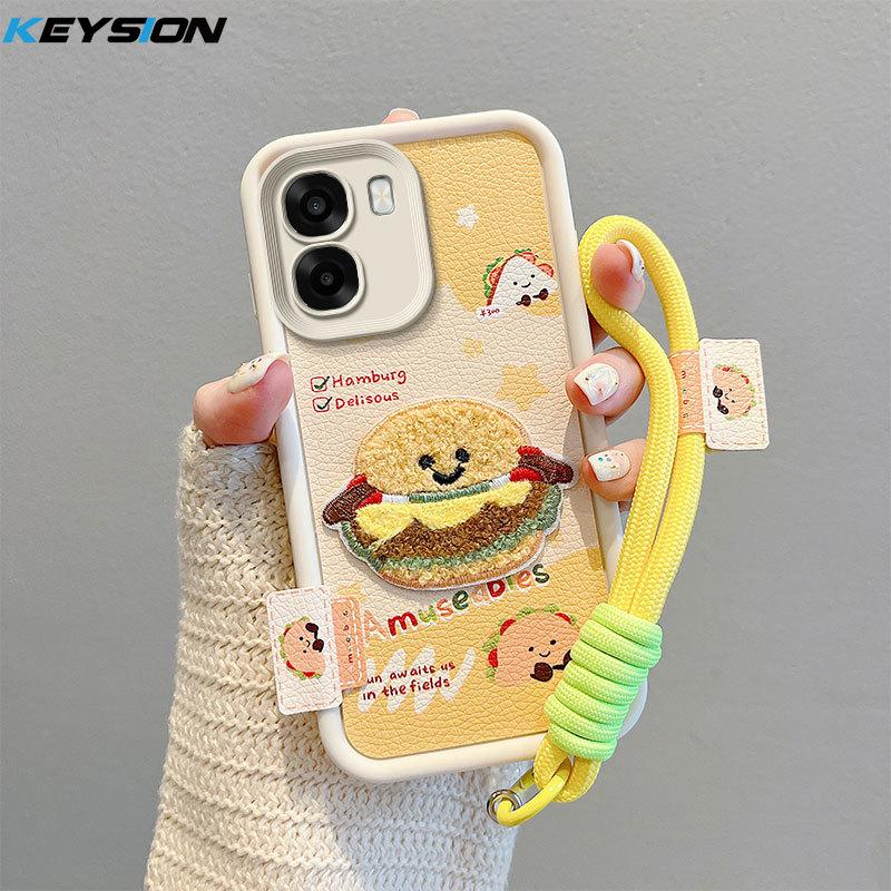 KEYSION Cartoon Cute Plush Embroidery Case for OPPO A6x 5G A6 A6t Pro A6s 5G with Lanyard Soft Silicone Shockproof Phone Back Cover for OPPO A6x 4G 5G
KEYSION Cartoon Cute Plush Embroidery Case for OPPO A6x 5G A6 A6t Pro A6s 5G with Lanyard Soft Silicone Shockproof Phone Back Cover for OPPO A6x 4G 5G