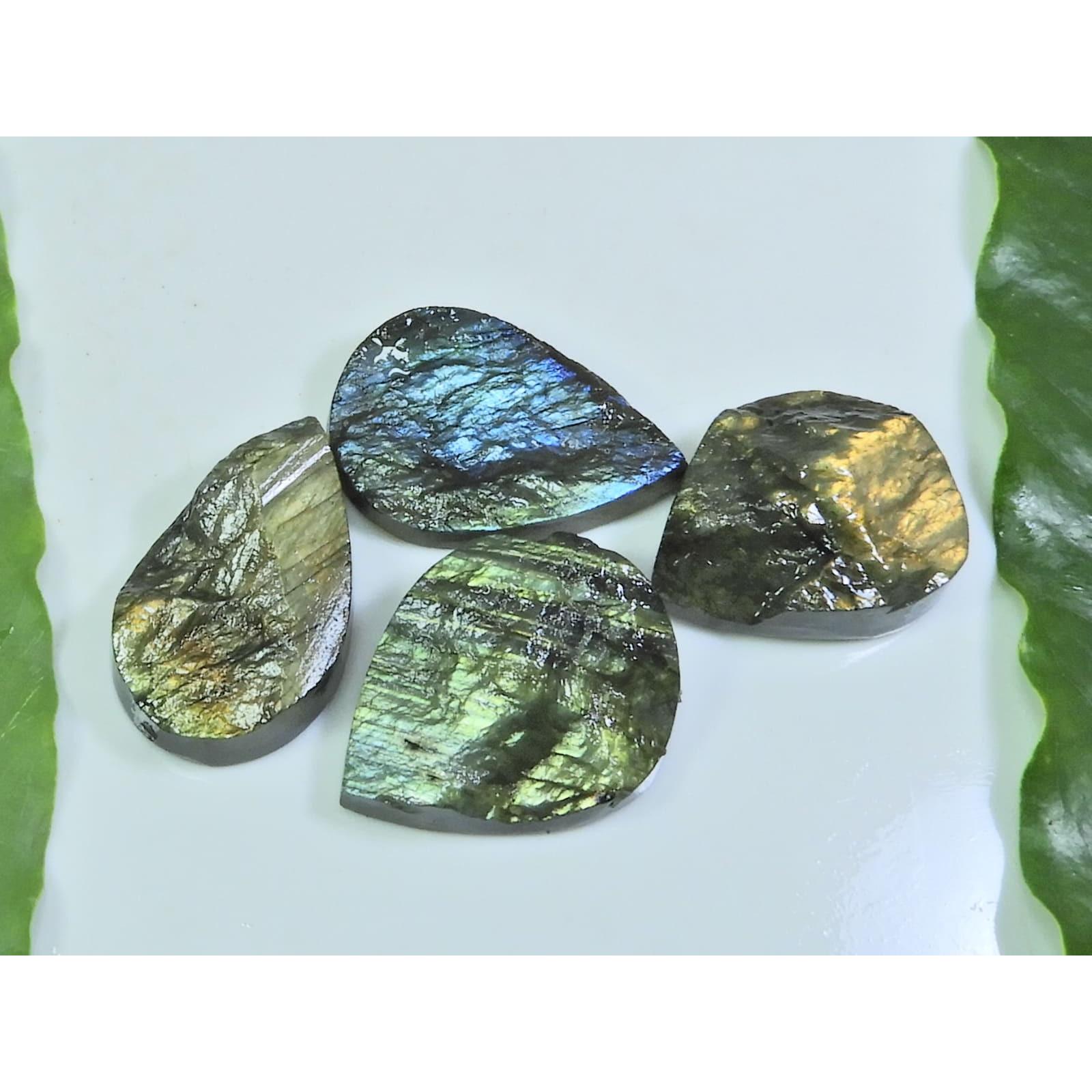 18X29-23X28MM Natural Multi Labradorite Durzy Cabochon Gemstone 4PCS Lot LL-922
18X29-23X28MM Natural Multi Labradorite Durzy Cabochon Gemstone 4PCS Lot LL-922
