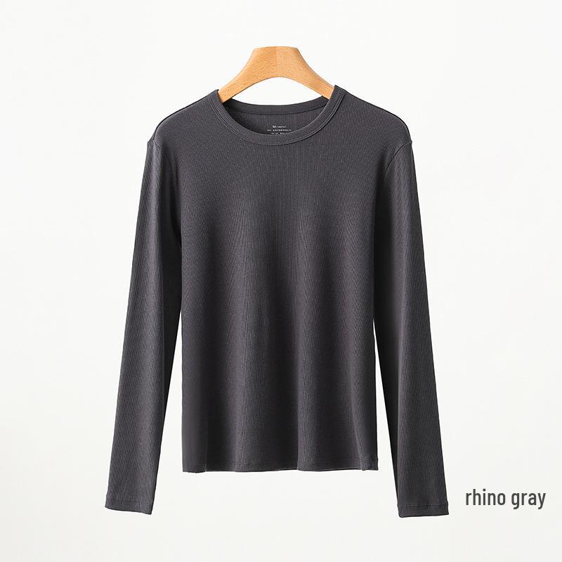 Женский топ с длинным рукавом из модального хлопка - Облегающий, Круглый вырез, Однотонный, Повседневная осенняя одежда M (85-110 lbs)
Женский топ с длинным рукавом из модального хлопка - Облегающий, Круглый вырез, Однотонный, Повседневная осенняя одежда M (85-110 lbs)