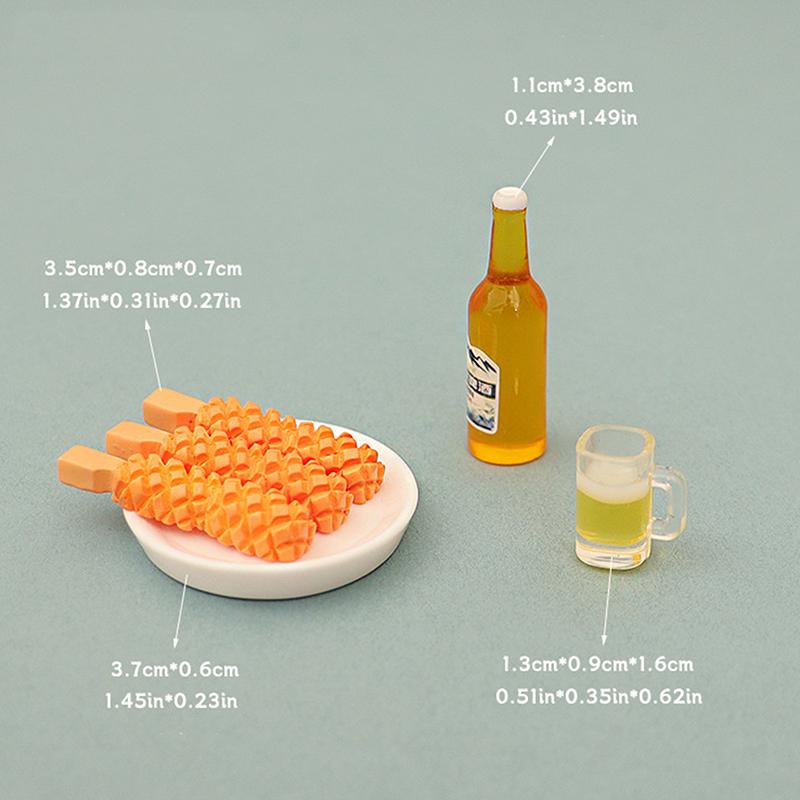 6 шт./набор Миниатюрный кукольный домик Барбекю Жареные шашлычки с подносом Модель еды Кухонный декор Игрушка Аксессуары для кукольного домика as the picture
6 шт./набор Миниатюрный кукольный домик Барбекю Жареные шашлычки с подносом Модель еды Кухонный декор Игрушка Аксессуары для кукольного домика as the picture