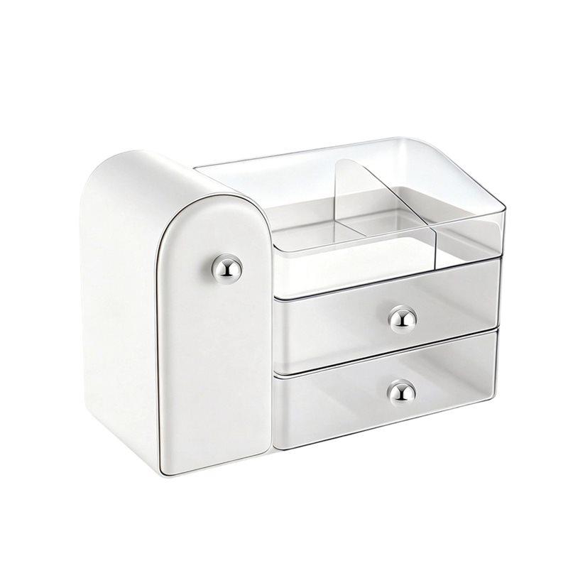 SHGO-Skincare And Makeup Organizer, Vanity Storage With Brushes, Large Bathroom Counter Space Saver Countertop білий
SHGO-Skincare And Makeup Organizer, Vanity Storage With Brushes, Large Bathroom Counter Space Saver Countertop білий