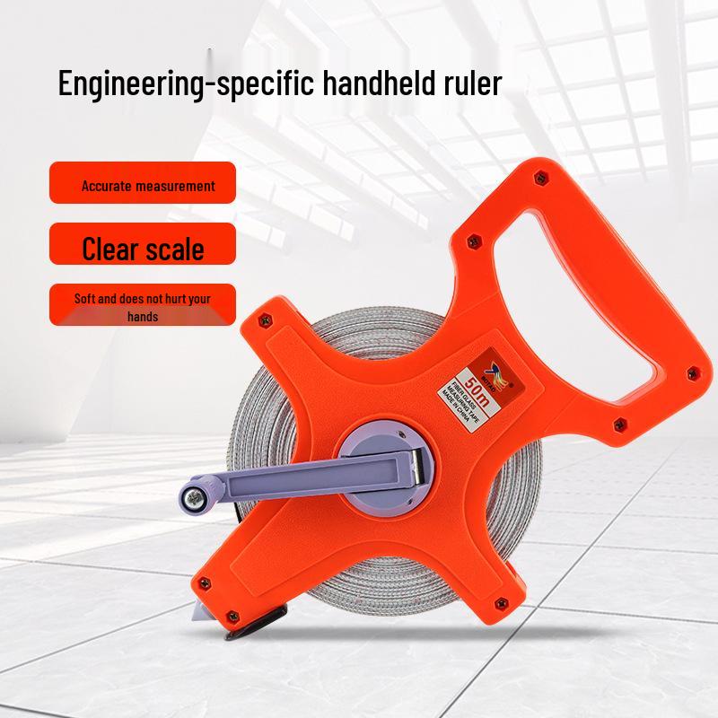 Dual-Sided PVC Tape Measure - 20m, 30m, 50m, 100m - Handheld with Red Frame and Ground Insertion 20m Small Frame (24/48 per box)
Dual-Sided PVC Tape Measure - 20m, 30m, 50m, 100m - Handheld with Red Frame and Ground Insertion 20m Small Frame (24/48 per box)