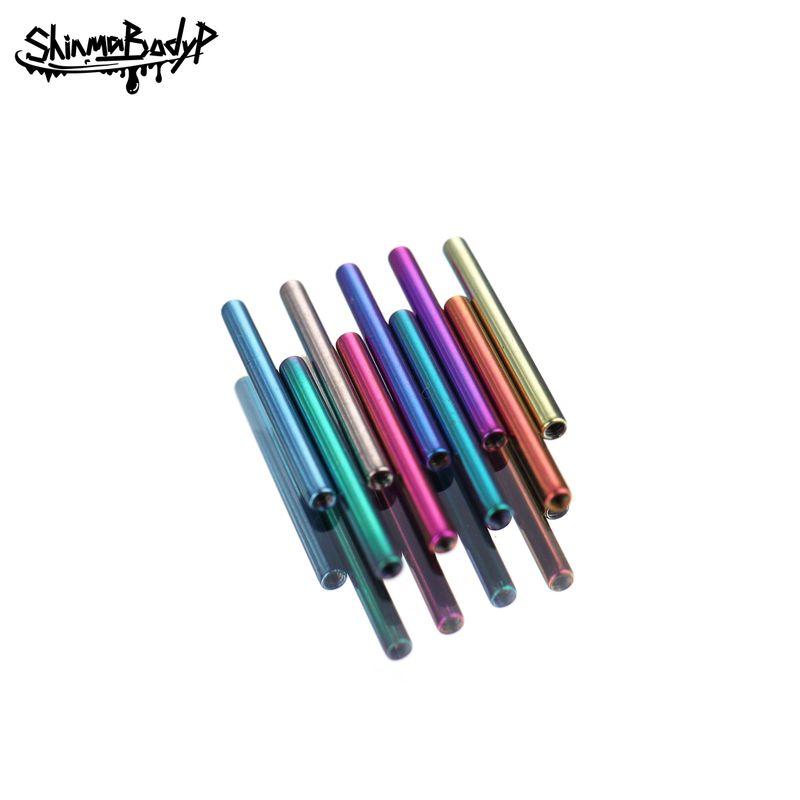 Shinma14GF-136 High Polished Titanium Alloy Internal Thread Internal Thread Tongue Pin Tongue Ring Rod Piercing Jewelry Fashion Rod Thickness 1.2mm, Rod Length 14mm
Shinma14GF-136 High Polished Titanium Alloy Internal Thread Internal Thread Tongue Pin Tongue Ring Rod Piercing Jewelry Fashion Rod Thickness 1.2mm, Rod Length 14mm
