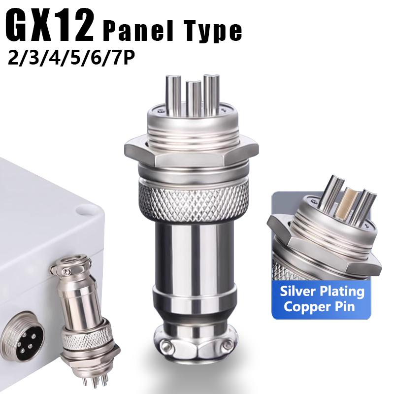 M12 GX12 Connector 2/3/4/5/6/7 Pin Male Socket Female Plug 12mm 5A 125V Circular Panel Aviation Connector
M12 GX12 Connector 2/3/4/5/6/7 Pin Male Socket Female Plug 12mm 5A 125V Circular Panel Aviation Connector