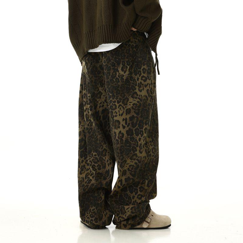 American vintage Heavy Leopard Print Cargo Casual Pants Autumn and Winter Multi-pockets Washed Street Hip-hop Loose Straight Trousers Leopard print 2XL
American vintage Heavy Leopard Print Cargo Casual Pants Autumn and Winter Multi-pockets Washed Street Hip-hop Loose Straight Trousers Leopard print 2XL