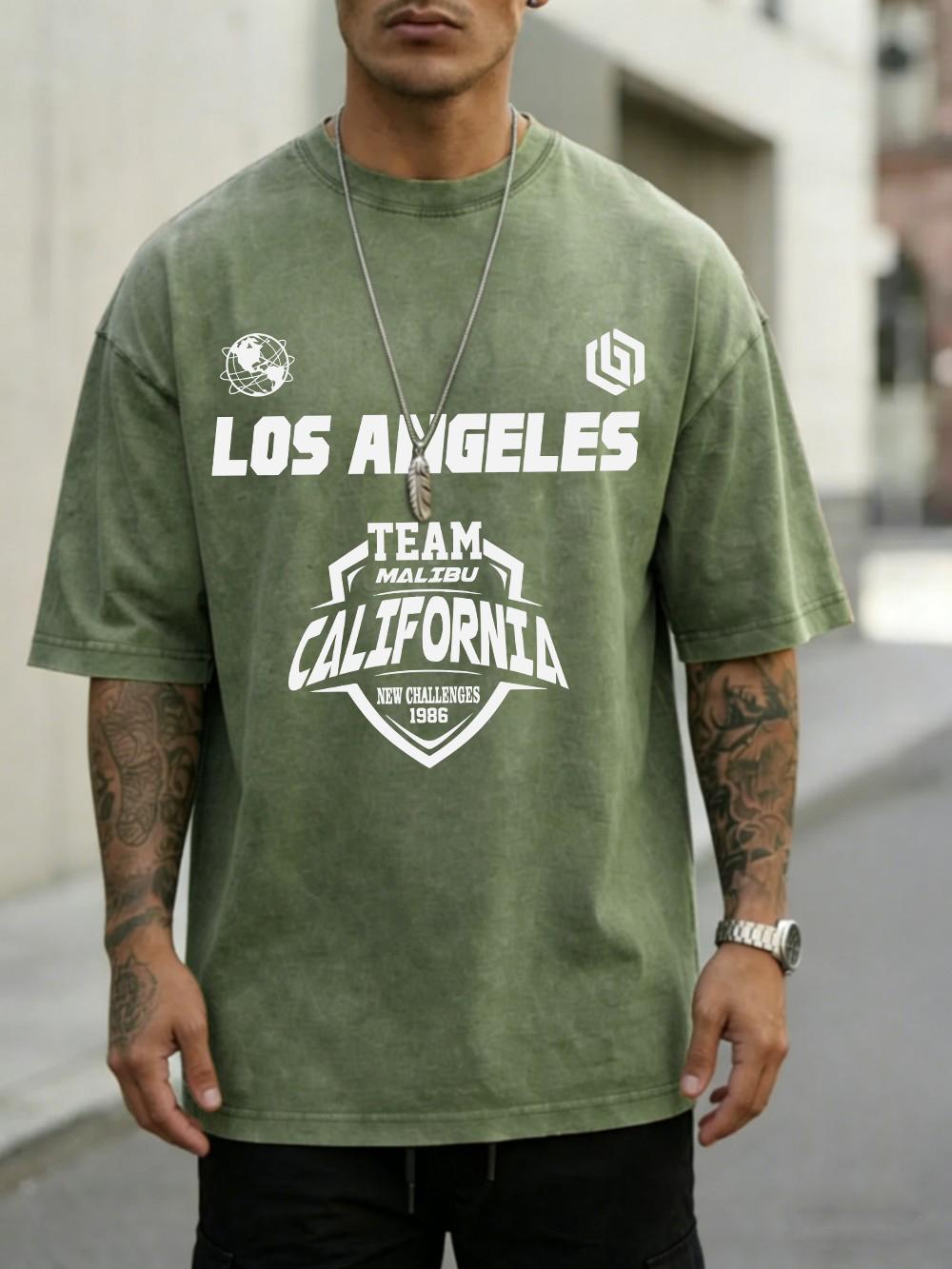 Los Angeles California Team Prints Washed TShirts Mens Cotton Oversized Tops Casual Distressed T Shirts Summer ONeck Male Tees S
Los Angeles California Team Prints Washed TShirts Mens Cotton Oversized Tops Casual Distressed T Shirts Summer ONeck Male Tees S