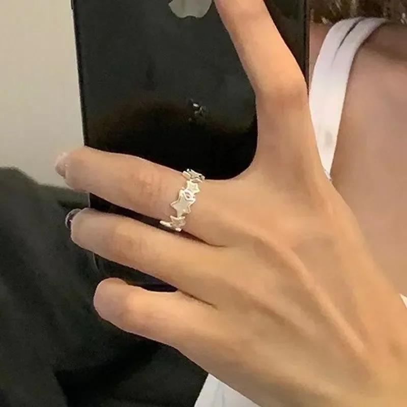 Y2K Cute Sweet Design Pink Star Opening Rings for Women Girls 2026 New Trendy Personality Pentagram Finger Rings Charm Jewelry resizable
Y2K Cute Sweet Design Pink Star Opening Rings for Women Girls 2026 New Trendy Personality Pentagram Finger Rings Charm Jewelry resizable