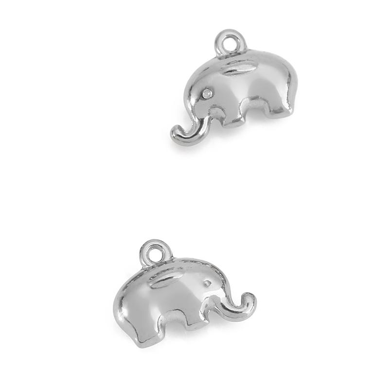5pcs Pendants Earrings Charms Never Fade Stainless Steel Elephant Charms Necklace Beads for Diy Bracelet Findings Jewelry Making
5pcs Pendants Earrings Charms Never Fade Stainless Steel Elephant Charms Necklace Beads for Diy Bracelet Findings Jewelry Making