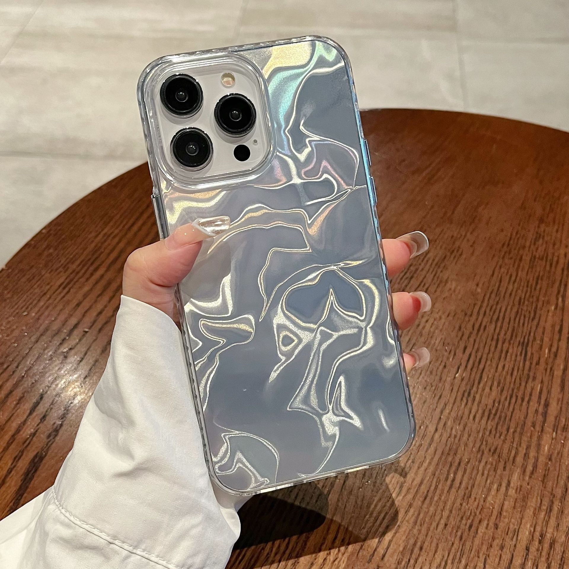 Applicable To Apple 15promax Laser Fold 12 Hard X High End Female IPhone 13 Mobile Phone Case iPhone16PROMAX
Applicable To Apple 15promax Laser Fold 12 Hard X High End Female IPhone 13 Mobile Phone Case iPhone16PROMAX