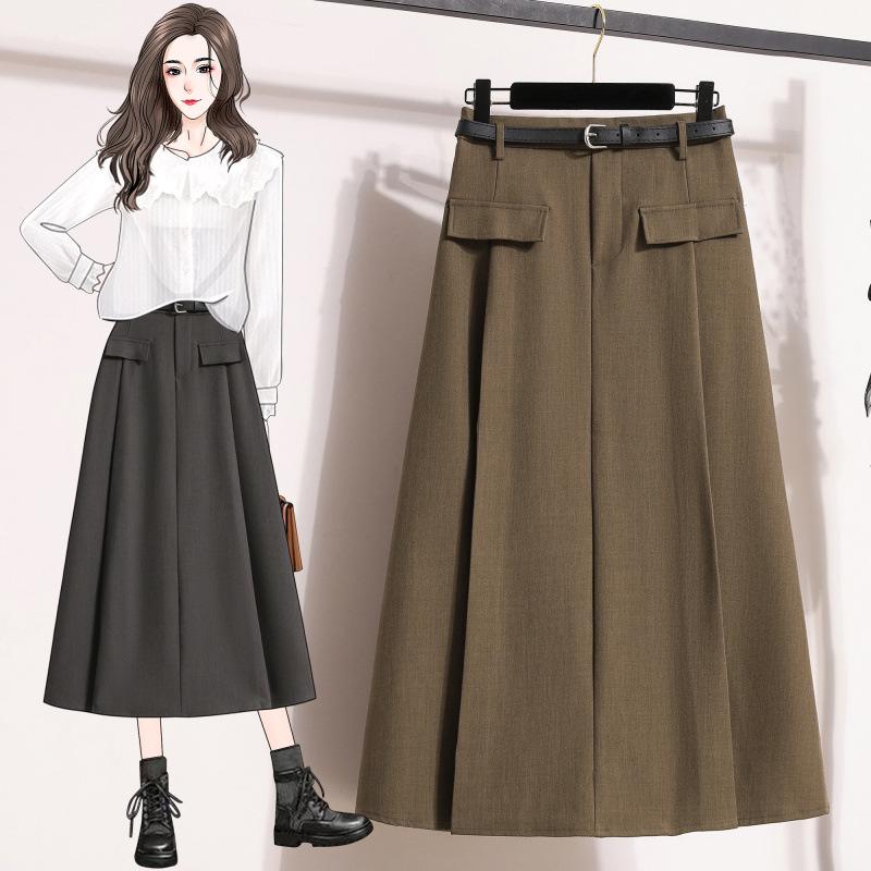 Plus Size High-Waisted A-Line Skirt for Pear-Shaped Figures - Slimming Fit for Spring and Autumn 3XL
Plus Size High-Waisted A-Line Skirt for Pear-Shaped Figures - Slimming Fit for Spring and Autumn 3XL