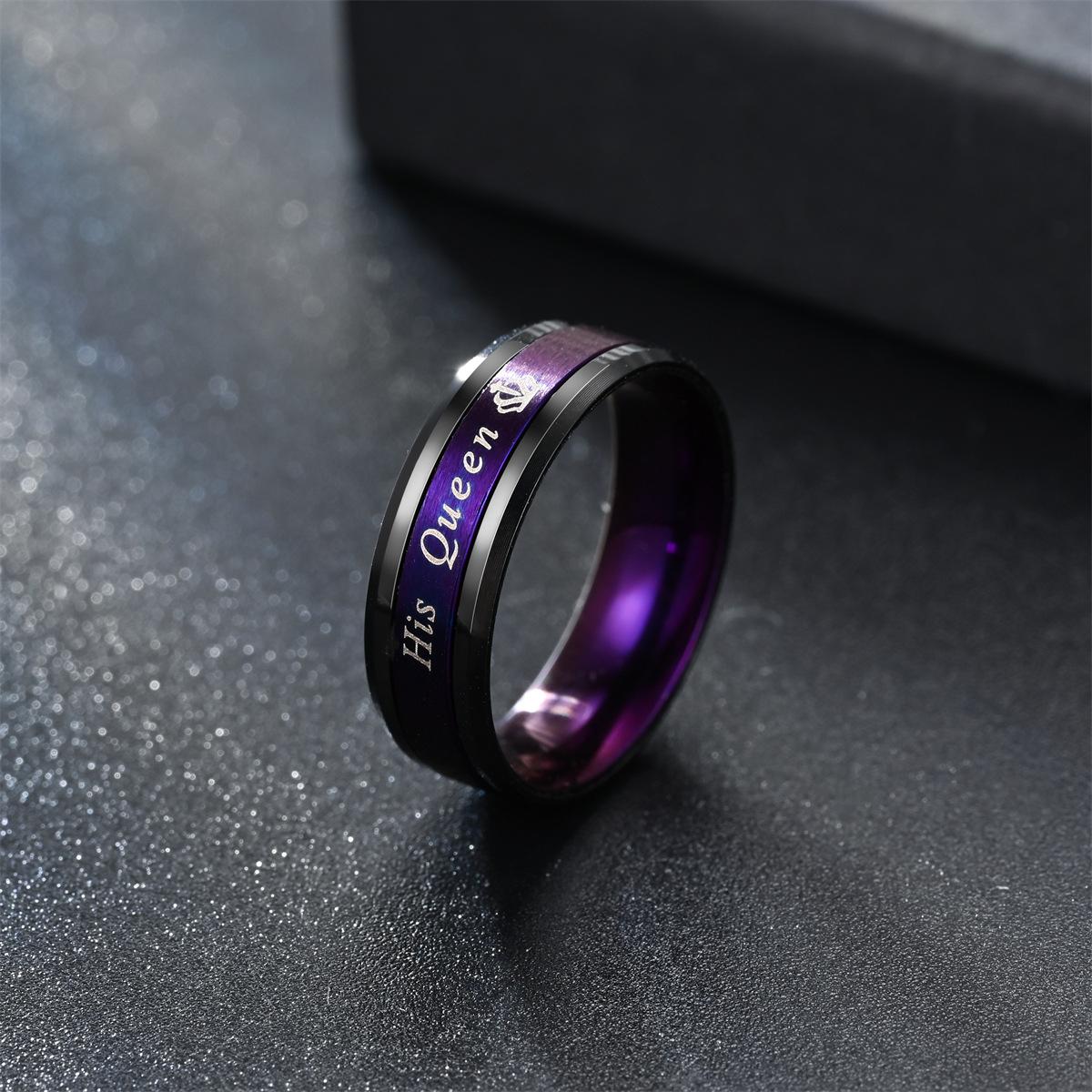 Fashion Couple Rings Her King His Queen Statement Ring Romantic Stainless Steel Crown Ring Anniversary Wedding Band Zircon Gift 5
Fashion Couple Rings Her King His Queen Statement Ring Romantic Stainless Steel Crown Ring Anniversary Wedding Band Zircon Gift 5