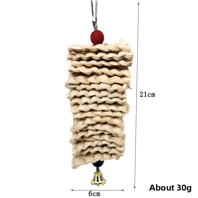 Corn Fur Woven Apple Wood Combination Birdcage Pendant, Parrot Toy, Bird Toy, Biting Supplies, Cuttlefish Bone Biting String Whole corn skin
Corn Fur Woven Apple Wood Combination Birdcage Pendant, Parrot Toy, Bird Toy, Biting Supplies, Cuttlefish Bone Biting String Whole corn skin