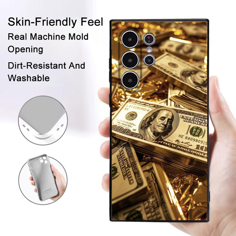 Money Gold Cash Art Design Phone Case Samsung Galaxy S25 S24 S22 S23 Ultra S21 S20 Plus 5G Frosted Non-Slip Full Cover Soft Case samsung S23 Ultra
Money Gold Cash Art Design Phone Case Samsung Galaxy S25 S24 S22 S23 Ultra S21 S20 Plus 5G Frosted Non-Slip Full Cover Soft Case samsung S23 Ultra