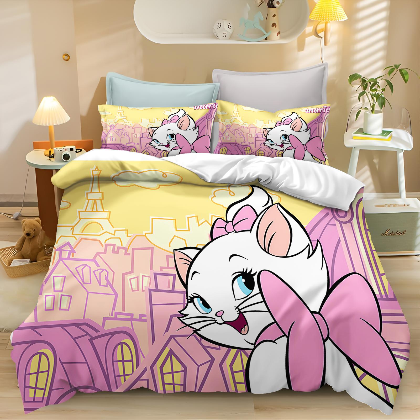 Marie The Aristocats Bedding Set Simba Anime and Cartoon 3D Children S Duvet Cover Set King Size Bedroom Comforte Cute Printe 135x200cm
Marie The Aristocats Bedding Set Simba Anime and Cartoon 3D Children S Duvet Cover Set King Size Bedroom Comforte Cute Printe 135x200cm